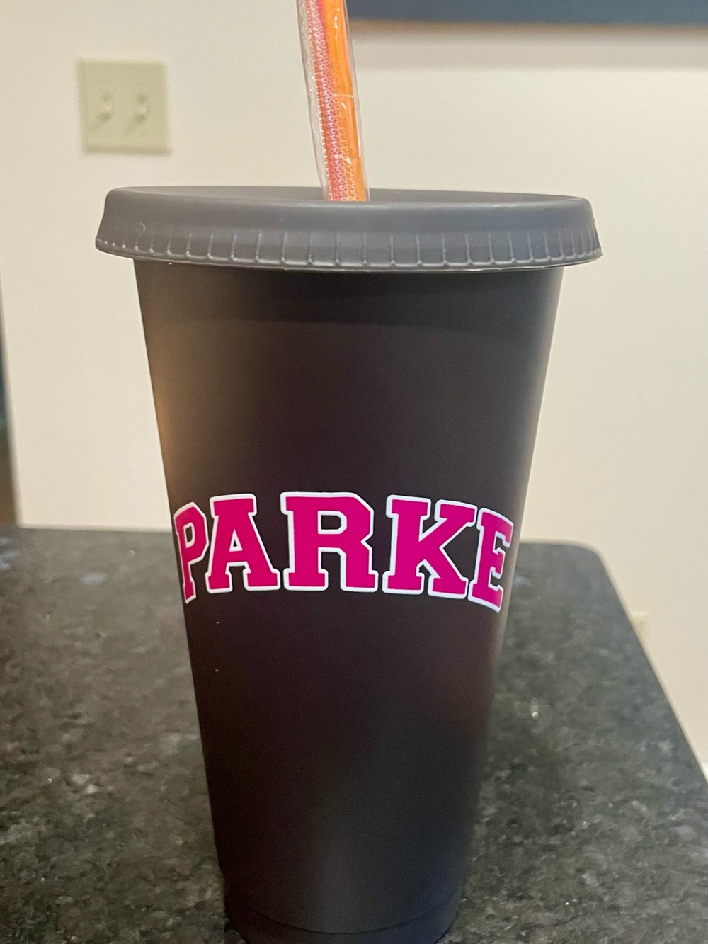 PARKE x Dunkin’ Varsity Mockneck Sweatshirt S/M + Tumbler RARE - Picture 8 of 8